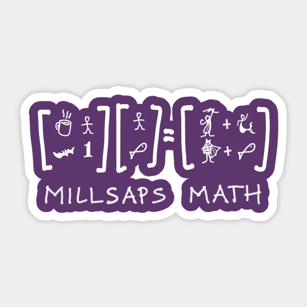 Millsaps math 2022 Sticker by M-ken